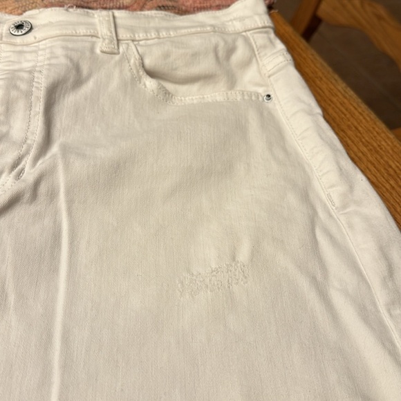 Giddy up Glamour White Jean skirt ECU size Large - Picture 2 of 6